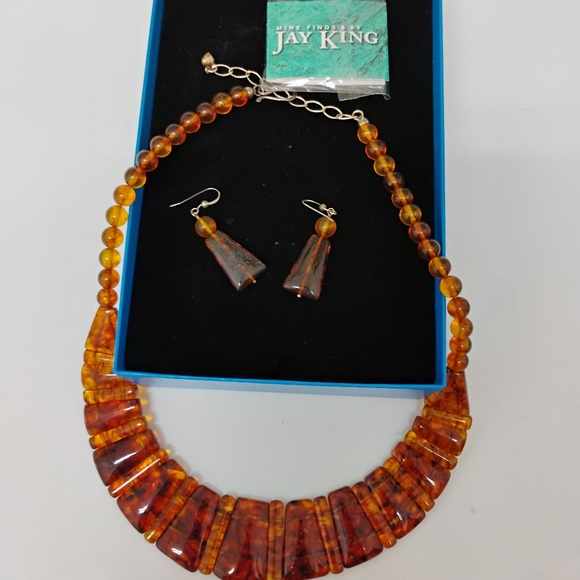 Jay King Necklace And Matching Earrings. - Picture 3 of 3